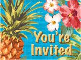 Target Birthday Invitation Cards 8ct Aloha Invitations Target
