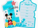 Target Birthday Invitation Cards 8ct Mickey Mouse 1st Birthday Invitations Target