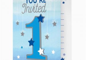 Target Birthday Invitation Cards 8ct One Little Star Boy Birthday Invitations Target