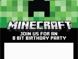 Target Birthday Party Invitations Minecraft Birthday Invitations Minecraft Birthday