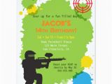 Target Birthday Party Invitations Target Locked Paintball Birthday Party Invitations Zazzle