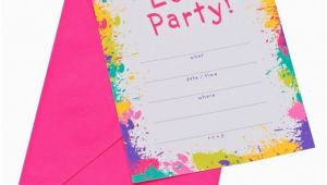 Target Photo Birthday Invitations Neon Let 39 S Party Party Invitations 10 Count Target