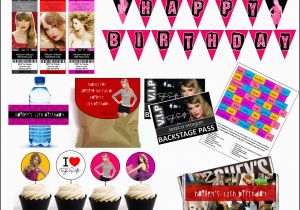 Taylor Swift Birthday Decorations Diy Taylor Swift Party Games Printables