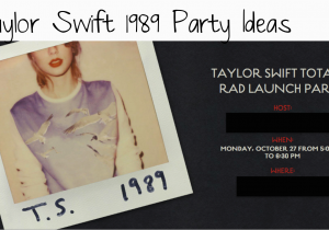 Taylor Swift Birthday Decorations Taylor Swift 1989 Launch Party