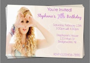 Taylor Swift Birthday Invitations 33 Best Birthday Ideas Images On Pinterest Birthday