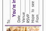 Taylor Swift Birthday Invitations Invitations for Sleepover Party