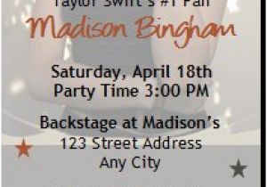 Taylor Swift Birthday Invitations Taylor Swift Birthday Party Invitations Drevio