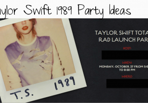 Taylor Swift Birthday Party Decorations Taylor Swift 1989 Launch Party