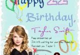 Taylor Swift Feeling 22 Singing Birthday Card 50 Elegant Feeling 22 Birthday Card withlovetyra Com