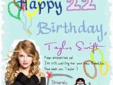 Taylor Swift Feeling 22 Singing Birthday Card 50 Elegant Feeling 22 Birthday Card withlovetyra Com