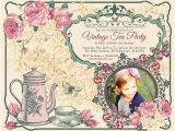 Teacup Birthday Invitations 9 Vintage Invitation Templates Psd Eps Ai Free