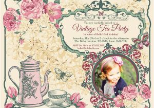 Teacup Birthday Invitations 9 Vintage Invitation Templates Psd Eps Ai Free