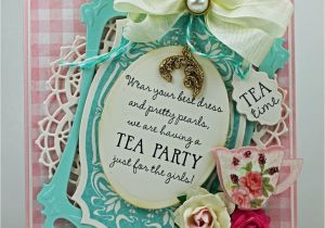 Teacup Birthday Invitations A Kept Life Wmsc 95 Tea Party