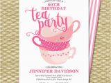 Teacup Birthday Invitations Birthday Tea Party Invitations Birthday Tea Party Invitation