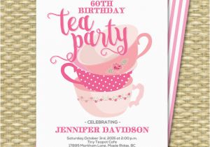 Teacup Birthday Invitations Birthday Tea Party Invitations Birthday Tea Party Invitation