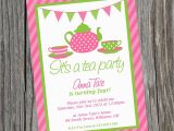 Teacup Birthday Invitations Tea Party Invites Party Invitations Templates