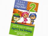 Team Umizoomi Birthday Invitations Custom Personalized Team Umizoomi Birthday Invitation 24hr