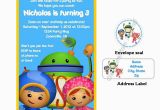 Team Umizoomi Birthday Invitations Items Similar to Team Umizoomi Birthday Custom Invitations