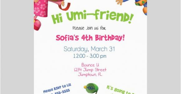 Team Umizoomi Birthday Invitations Items Similar to Team Umizoomi Birthday Invitation I