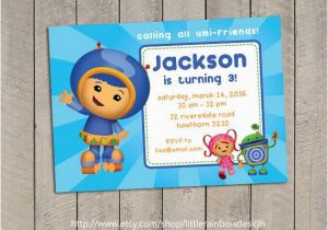 Team Umizoomi Birthday Invitations Items Similar to Team Umizoomi Invitation Team Umizoomi