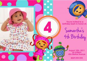 Team Umizoomi Birthday Invitations Team Umizoomi Birthday Invitations U Print 24hr Service