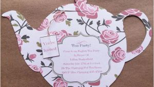 Teapot Birthday Invitations 1000 Ideas About Tea Party Invitations On Pinterest Tea