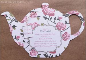 Teapot Birthday Invitations 1000 Ideas About Tea Party Invitations On Pinterest Tea