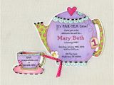 Teapot Birthday Invitations 41 Tea Party Invitation Templates Psd Ai Free