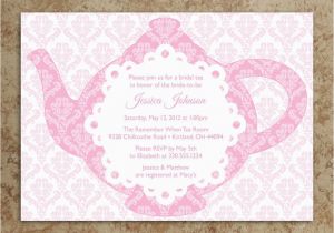 Teapot Birthday Invitations Tea Party Invitation Diy Printable Pdf Tea Party Invite