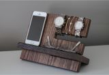 Techie Birthday Gifts for Him Docking Station Tech Gift No Engraving Night Stand Oak