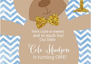 Teddy Bear First Birthday Invitations Best 25 Teddy Bear Birthday Ideas On Pinterest
