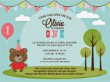 Teddy Bear First Birthday Invitations Mind My Beeswax Olivia 39 S Teddy Bears 39 Picnic 1st Birthday