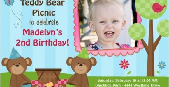 Teddy Bear First Birthday Invitations Teddy Bear Birthday Invitations Ideas Bagvania Free