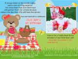 Teddy Bear First Birthday Invitations Teddy Bear Birthday Party Invitations Best Party Ideas