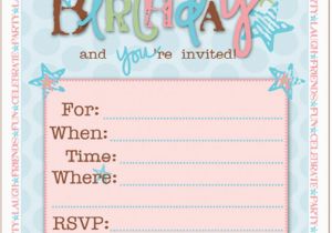 Teenage Girl Birthday Invitations Free Printable 21 Teen Birthday Invitations Inspire Design Cards