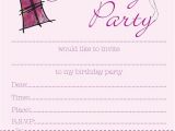 Teenage Girl Birthday Invitations Free Printable Printable Birthday Invitations for Girls Bagvania Free