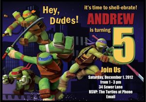 Teenage Mutant Ninja Turtles Birthday Invitations Free Download Free Template Teenage Mutant Ninja Turtle