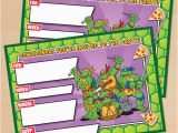 Teenage Mutant Ninja Turtles Birthday Invitations Free Free Printable Retro Tmnt Ninja Turtle Birthday Invitation