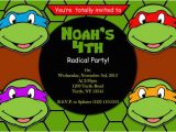Teenage Mutant Ninja Turtles Birthday Invitations Free Printable Invitation Teenage Mutant Ninja Turtles by