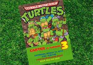Teenage Mutant Ninja Turtles Birthday Invitations Free Teenage Mutant Ninja Turtles Birthday Invitations Ninja