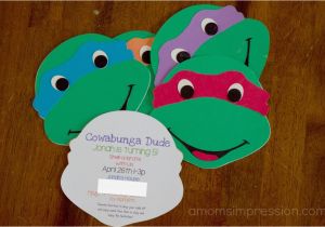 Teenage Mutant Ninja Turtles Birthday Invites Tmnt Birthday Ideas Awesome Teenage Mutant Ninja Turtle