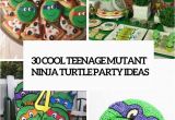 Teenage Mutant Ninja Turtles Birthday Party Decorations 30 Cool Teenage Mutant Ninja Turtles Party Ideas Shelterness