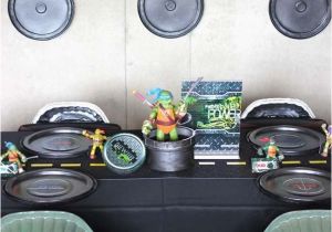 Teenage Mutant Ninja Turtles Birthday Party Decorations Awesome Teenage Mutant Ninja Turtles Party Ideas