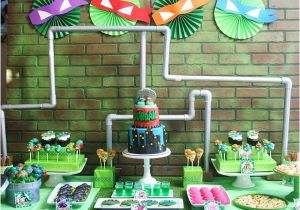 Teenage Mutant Ninja Turtles Birthday Party Decorations Ninja Turtle Party Ideas Tmnt Moms Munchkins