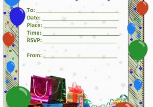 Templates for Birthday Party Invitations 50 Free Birthday Invitation Templates You Will Love