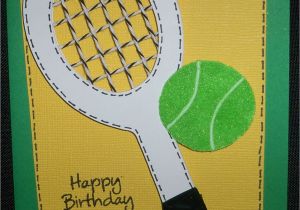 Tennis Birthday Cards Glora 39 S Crafts Tennis Birthday Card