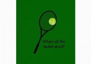 Tennis Birthday Cards Tennis Birthday Card Zazzle