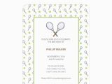 Tennis Birthday Party Invitations Tennis Birthday Party Invitations