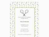 Tennis Birthday Party Invitations Tennis Birthday Party Invitations