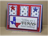 Texas Birthday Card Airbornewife 39 S Stamping Spot Owh Bonus Sketch Challenge